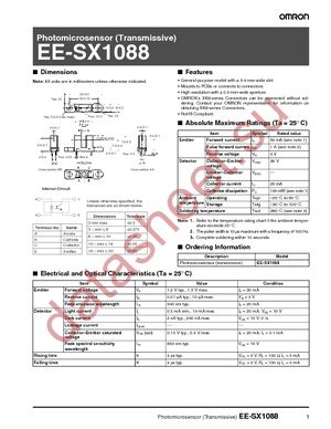 EE-SX1088-W1 datasheet  